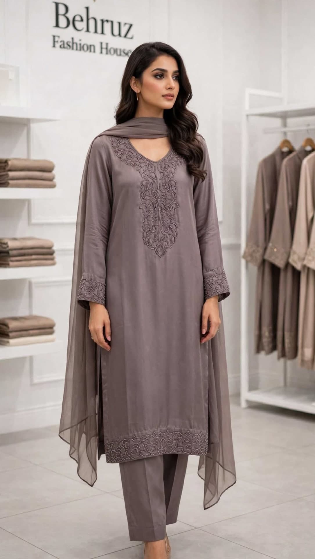 Hussain Rehar Inspired - Luxury Pakistani Couture