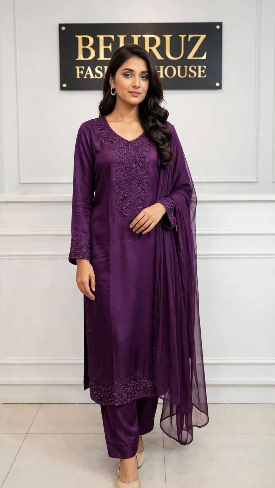 Hussain Rehar Inspired - Luxury Pakistani Couture